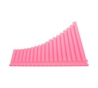 Hemobllo Pink 16-pipe Pan Flute for Beginners Chinese Traditional Alto Pan Pipe Instrument for School Concerts and Teaching Easy to Learn Performance Flute