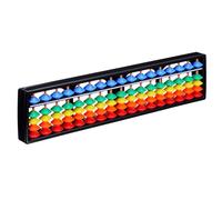 Hemobllo Plastic Abacus with 17 Rods And Beads - Educational Counting Toy for Kids to Learn Math And Arithmetic