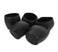 Hemobllo Plastic Chair Leg Caps 5Pcs Office Chair Foot Covers Anti-Sliding for Office and Home Quiet Rolling