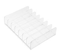 Hemobllo Plastic Cosmetic Holder with Multi-grid Design for Pressed Powder and Eye Shadow Storage, Scratch Resistant and Wear-resistant Makeup Storage Rack for Store Counters and Shopping