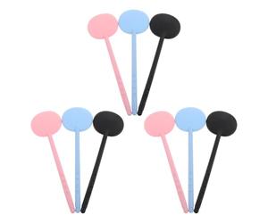 Hemobllo Plastic Eye Test Cover 9Pcs Lightweight Occluder Tool for Accurate Eyesight Testing and Eye Exam Occlusion with Multi-Colour Set for Clinical and Home Use