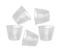 Hemobllo Plastic Measuring Cups Set 5Pcs 160Ml with Clear and Visible Markings for Rice Flour and Dairy Suitable for Boiling and Kitchen Use