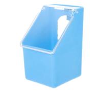 Hemobllo Plastic Pigeon Feeding Box with Large Capacity and Convenient to Clean, Suitable for Hanging the Cage in Pet Shops, Multifunctional Pigeon Trough Feeder for Pet Birds