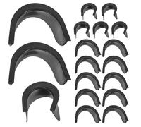 Hemobllo Plastic Pool Table Pocket Liners Replacement with Black Corner Protectors 3set Minimize Maintenance Costs and Easy Replacement for Pool Table Bar Pocket Accessories