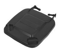 Hemobllo Plastic Trash Can Lid Replacement 30L, Heavy Duty Grey Cover for Kitchen and Outdoor Garbage Bins, 33.6Cm X 32Cm, for High Traffic Environments