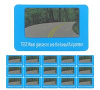 Hemobllo Polarized Glasses Test Card Bulk Pack 100Pcs for Home Use Compact Lens Polarization Testing Tool