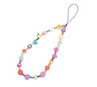 Hemobllo Polymer Clay Phone Lanyard Wrist Strap Soft Phone Hanging Chain Key Holder Anti-lost Suitable for Everyday Use