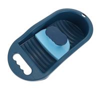 Hemobllo Portable Blue Mangle Laundry Washboard for Hand-wash Clothes with Practical Pp Material, Convenient to Carry for Socks and Bra Cleaning during Housework