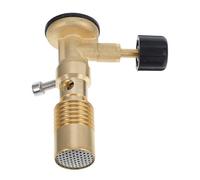 Hemobllo Portable Bunsen Burner Gas Burner Head with Compact Size and Jet Flame Control for Laboratory and Field Use Brass Construction with Adjustable Flame
