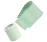 Hemobllo Portable Memo Note Set with Light Green Decorative Note Roll, Easy to Carry Plastic and Paper Material for Office Use and Mark the Focus, Simple and Lovely Style