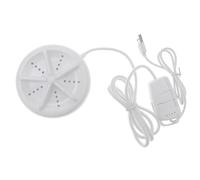 Hemobllo Portable Mini Turbine Washing Machine Usb Powered Foldable Cleaner for Travel Dorm and Rv 3-in-1 Laundry Tool for Socks and Underwear