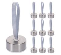 Hemobllo Portable Replacement Caps Stainless Steel Water Bottle Lids for Glass Bottles 10pcs with Flexible Strap Wide Mouth Compatible with Outdoor Activities and Sports