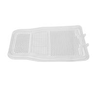 Hemobllo Portable Silicone Car Footwell Protector with Car Foot Mats and Front Foot Mat Easy to Store for Automotive Interior