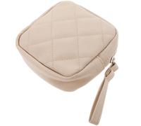 Hemobllo Portable Simple Multi-Function Pu Sanitary Napkin Storage Bag Compact Period Pouch Elegant and Simple Design Elegant Design for Travel, Suitable for Sanitary Napkins and Small