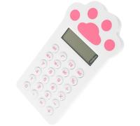 Hemobllo Portable Solar Cartoon Calculator Small Handheld Electronic Pocket for Students Office Use with Buttons and Practical Mathematical Functions