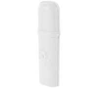 Hemobllo Portable Toothbrush Travel Case Plastic Toothbrush Storage Box with Lid Detachable Toothpaste Holder Small Size for Camping Business Trips and Daily Use