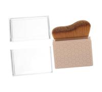 Hemobllo Portable Wave Shape Self Tanning Brush Soft Makeup Brush for Foundation Blush More Travel Friendly Design with Cover for Clean Application Gentle Bristles for Smooth