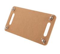 Hemobllo Portable Wooden Clay Wedging Board with Built-in Handle for Pottery Enthusiasts and Beginners, Sturdy Khaki Clay Sculpting Tool for Indoor Art and Ceramics Crafts