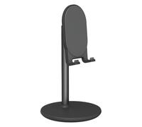 Hemobllo Practical Alloy Phone Stand Bracket Anti-slip Swivel Base for Phones and Tablets, Multi-angle Desktop Holder Suitable for Home and Office Use