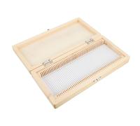 Hemobllo Practical Microscope Slide Box Wooden Slide Storage Box 50-capacity with Contents Sheet for Pathology Slide Box Teaching Instrument in Lab Use Hold Slices