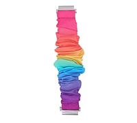 Hemobllo Printed Cloth Watch Strap 0.87 Inch Soft Breathable Headband Style Replacement Band Compatible with Smartwatch Accessories Comfortable Fashion Wristband