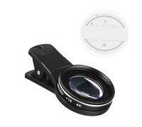Hemobllo Professional Macro Lens for Smartphones with Clip, 30x and 15x Magnification, Aluminium Alloy and Optical Glass Material, Small Distortion and Large Depth of Field for Tiny