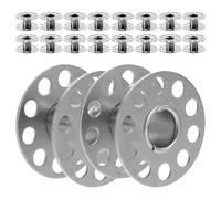 Hemobllo Professional Sewing Bobbins and Thread Supply 1 Box Lightweight Reusable Iron Compact Empty Spools for Household Sewing Machines for DIY Projects