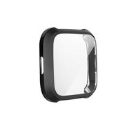Hemobllo Professional Watch Protective Case for FitbitVersaLite - Durable Anti-Drop Cover with Delicate Plating, Full Protection, Black