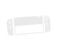 Hemobllo Protective Case for Oled Compatible Shell Tpu Left Right Handles Game Console Protection for Home and Travel Use