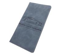 Hemobllo PU Driving License Sleeve Thin Credit Case Car Essential Holder Lightweight Car Registration and Insurance Wallet Multifunctional Document Organizer for Business Trips Shopping