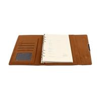 Hemobllo Pu Leather Notebook Practical Agenda Notepad Creative Simple Design, Multi-use Planning Book for Office Workers and Students, for Travel Journal and Project Management
