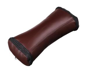 Hemobllo Pulse Pillow Portable Multi-Function Comfortable Artificial Leather Brown Reusable Wrist Support for Clinic Use