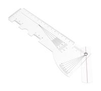 Hemobllo Pupil Distance Meter Pupil Distance Ruler Multifunctional Measurement User-Friendly Operation Plastic Material for Home and Clinics Optician Measurement Tool for Beginners