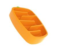 Hemobllo Puppy Slow Feeder Bowl in Carrot Shape Made of Silicone for Pets, Slow Feeding Function to Avoid Choking and Scratching Mouth, Training Supply for Healthy Eating