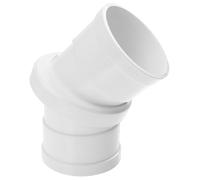 Hemobllo PVC Adjustable Elbow Pipe Fitting with 360 Degree Rotation, White Sturdy PVC Material, Tight Connection and Convenient Maintenance for Plumbing Drain Pipe Connector