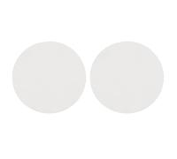 Hemobllo Qualitative Filter Discs and Easy to Carry, for Scientific Applications 2 Packs White Paper Filter Papers Good Particle Retention for Laboratory Use Laboratory Experiments
