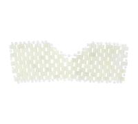 Hemobllo Quartz Stone Jade Eye Mask Natural Hand-Woven Sleep Blindfold for Swollen Eyes Dark Circles for Relaxation