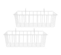 Hemobllo Rabbit Hay Feeder Metal Rack with Back Wall 9.06X3.94X2.95In Durable Hanging Feeder for Rabbits Guinea Pigs Small Animals Minimize Waste Keep Food Clean