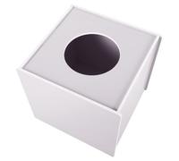 Hemobllo Raffle Box for Tickets and Voting, Versatile Container for Fundraising, Corporate Events, Birthday Celebrations, 8.3 X 7.9 X 7.5 Inches