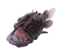 Hemobllo Realistic Ocean Animal Model Figurine - Simulated Anglerfish Mini Marine Creature - Educational Underwater Animal Figure for ’ Cognitive Play and Party Favor