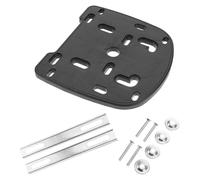 Hemobllo Rear Luggage Rack for Motorcycle Motorcycle Luggage Holder Base Plate Thickened Strip Design with Screws and Fixing Strips Black 1 Set for Electric Vehicle Trunks