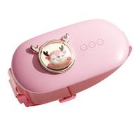 Hemobllo Rechargeable Menstrual Heating Pad with Heat Therapy for Cramps Back Portable Cordless Waistband for Women for Period Relief Pink