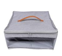 Hemobllo Rectangular Hat Organizer Case Portable with Elegant Design Fabric Hat Storage Box with Lid Suitable for Clothing and Accessories Storage for Travel and Closet