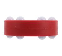 Hemobllo Red Roller Hockey Puck for Professional Training and Competitions, round Pp Plastic Puck Designed to Balance and Enhance Skills for Men and Women