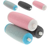 Hemobllo Replacement Abs Material 6pcs Foot Pedicure Roller Heads for Foot File Replacement Rollers Effective Dry and Hard Skin Removal Hard Skin Remover