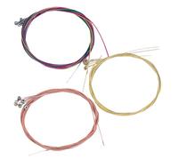 Hemobllo Replacement Metal Strings Portable and Versatile Musical Instrument Accessories 3 Sets Acoustic Guitar Strings with Each Set for Classical and Folk Guitars