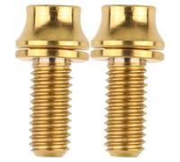 Hemobllo Replacement Screws with Stable Installation 2pcs M5x12mm Titanium Alloy for Water Bottle Cage Suitable for Mountain Bike and Road Bike Racing Use