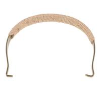 Hemobllo Replacement Teapot Handle Large Antique Copper Teakettle Grip with Anti-Scald Iron Frame and Natural Hemp Rope for Korean and Japanese Style Teapots