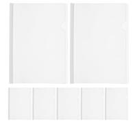 Hemobllo Report Covers Plastic Document Folders Multi-Function with Sliding Bars 10pcs with Pull Rod Clip and Anti-Slip Locking Bar, for Organising Letters and Currency Bills in Office
