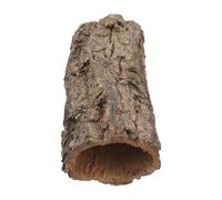 Hemobllo Reptile Hide Log 20Cm Length Washable Surface, Hollow Tree Trunk Shelter for Leopard Gecko and Snake, Terrarium Habitat Hideout for Reptile Tanks